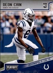 2018 Panini Playoff Base Set Deon Cain #297 card