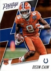 2018 Panini Prestige Base Set Deon Cain #210 card