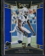 2018 Panini Select Deon Cain #6 card