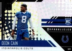 2018 Panini Unparalleled Base Set Deon Cain #230 card