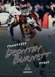 2018 Panini Luminance Base Set Deontay Burnett #131 card
