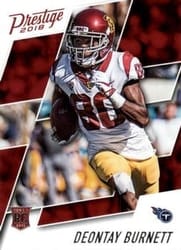 2018 Panini Prestige Base Set Deontay Burnett #245 card