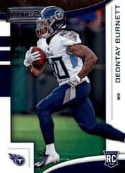 2018 Panini Rookies & Stars Base Set Deontay Burnett #158 card