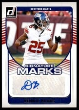 2024 Donruss Signature Marks Deonte Banks #SMA-DBA card