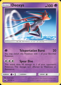 Celestial Storm Deoxys #69 card