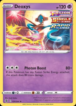 Fusion Strike Deoxys #120 card