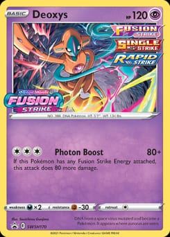 2019 SWSH Black Star Promos Deoxys #SWSH170 card