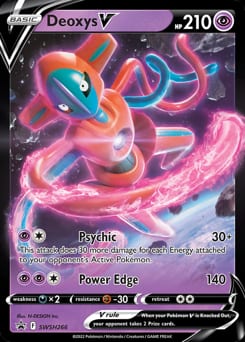 SWSH Black Star Promos Deoxys V #SWSH266 card