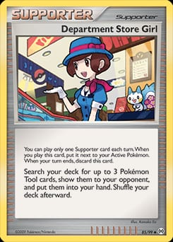 Arceus Department Store Girl #85 card