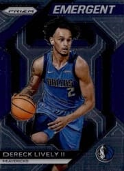 2023-24 Panini Prizm Emergent Dereck Lively II #26 card