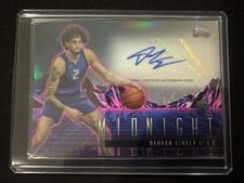2023-24 Topps Midnight Rookie Horizon Signatures Dereck Lively II #RHS-DLII card