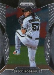 2019 Panini Prizm Base Set Dereck Rodriguez #88 card