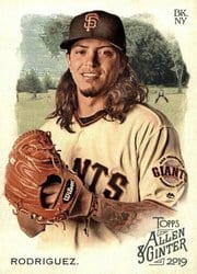 2019 Topps Allen & Ginter Base Set Dereck Rodriguez #199 card