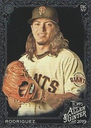 2019 Topps Allen & Ginter X Base Set Dereck Rodriguez #199 card