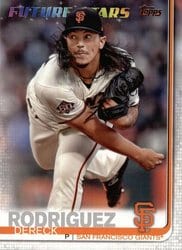 2019 Topps Base Set Dereck Rodriguez #4 card