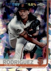 2019 Topps Chrome Sapphire Edition Base Set Dereck Rodriguez #4 card