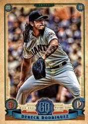 2019 Topps Gypsy Queen Base Set Dereck Rodriguez #61 card