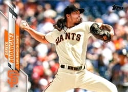 2020 Topps Base Set Dereck Rodriguez #393 card