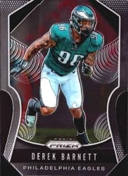 2019 Panini Prizm Base Set Derek Barnett #59 card
