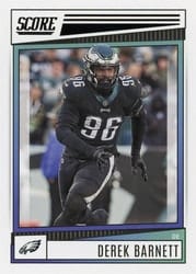 2022 Score Base Set Derek Barnett #246 card