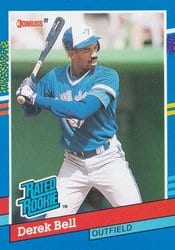 1991 Donruss Base Set Derek Bell #32 card