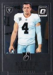 2018 Donruss Optic Elite Series Derek Carr #ES-DC card