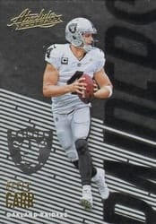2018 Panini Absolute Base Set Derek Carr #77 card