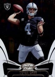 2018 Panini Certified Base Set Derek Carr #68 card