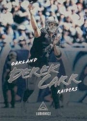2018 Panini Luminance Base Set Derek Carr #68 card