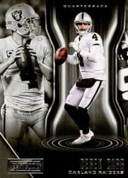 2018 Panini Playbook Base Set Derek Carr #39 card