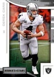2018 Panini Rookies & Stars Base Set Derek Carr #48 card