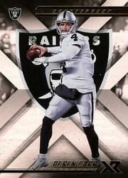 2018 Panini XR Base Set Derek Carr #45 card