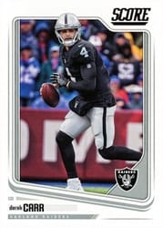 2018 Score Base Set Derek Carr #248 card