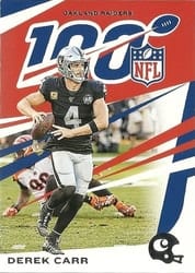 2019 Panini Chronicles Base Set Derek Carr #73 card