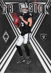 2019 Panini Phoenix QB Vision Derek Carr #17 card