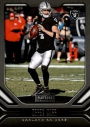 2019 Panini Playbook Base Set Derek Carr #48 card