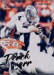 2020 Panini Luminance Base Set Derek Carr #80 card