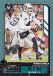 2020 Panini Playbook Base Set Derek Carr #6 card