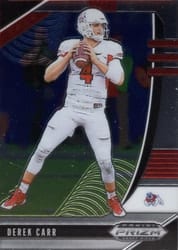 2020 Panini Prizm Draft Picks Base Set Derek Carr #32 card