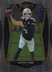 2020 Panini Select Base Set Derek Carr #132 card
