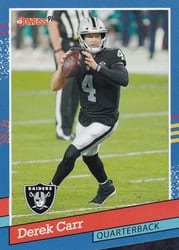 2021 Donruss Retro 1991 Derek Carr #91-30 card
