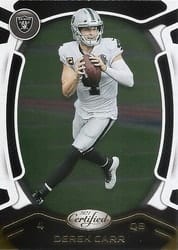 2021 Panini Certified Base Set Derek Carr #46 card