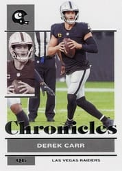 2021 Panini Chronicles Base Set Derek Carr #62 card