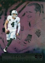 2021 Panini Illusions Base Set Derek Carr #26 card