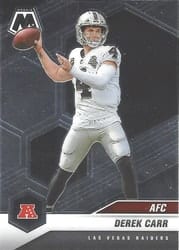 2021 Panini Mosaic Base Set Derek Carr #229 card