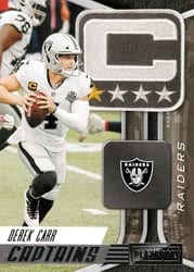 2021 Panini Playbook Captains Derek Carr #CAP-DCA card