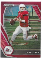 2021 Panini Prizm Draft Picks Derek Carr #14 card