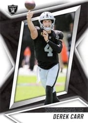 2021 Panini Rookies & Stars Base Set Derek Carr #72 card