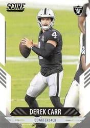 2021 Score Base Set Derek Carr #224 card