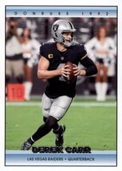 2022 Donruss Retro 1992 Derek Carr #8 card